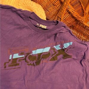 Fox Men's Purple Graphic T-Shirt